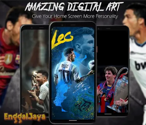 Ronaldo Messi Wallpaper HD android App screenshot 0