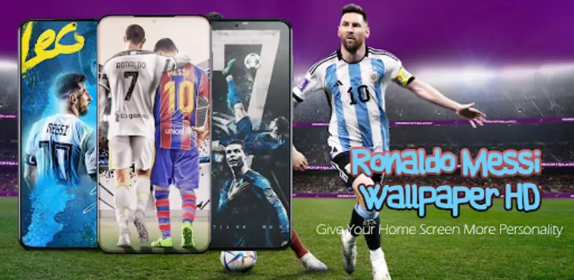 Ronaldo Messi Wallpaper HD android App screenshot 2